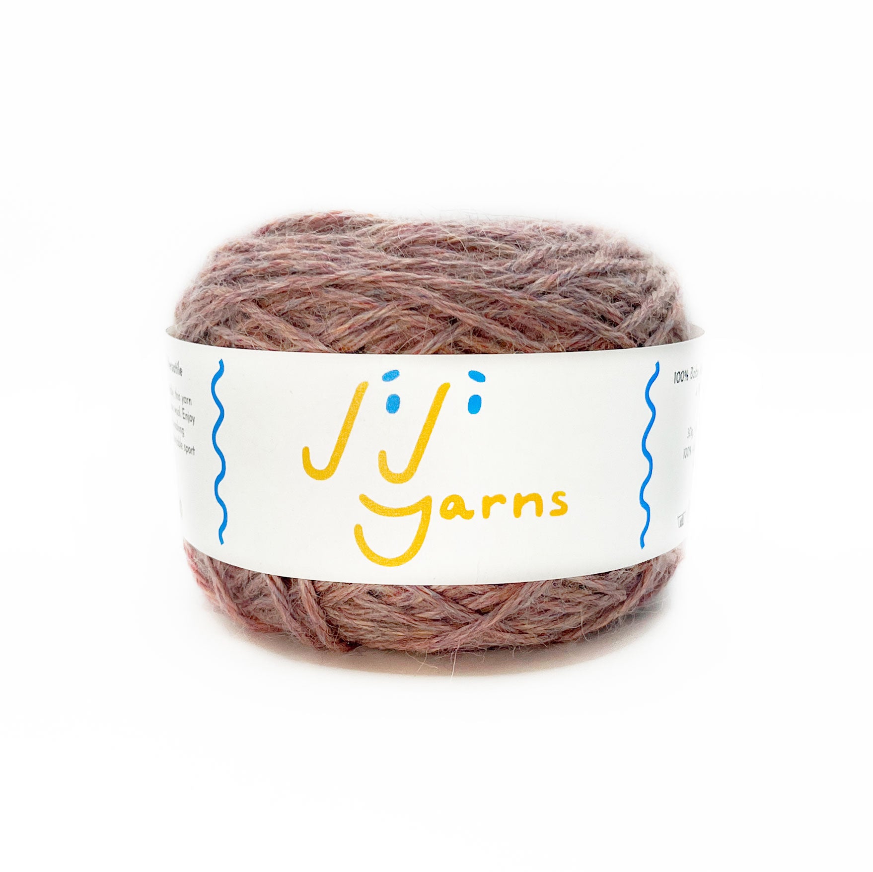 100% Baby Alpaca Yarn in Dusty Rose - Sport Weight