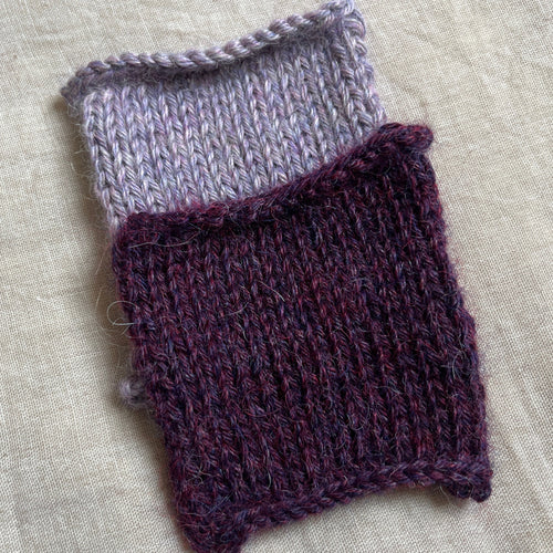 100% Baby Alpaca in Black Grape Sport Weight