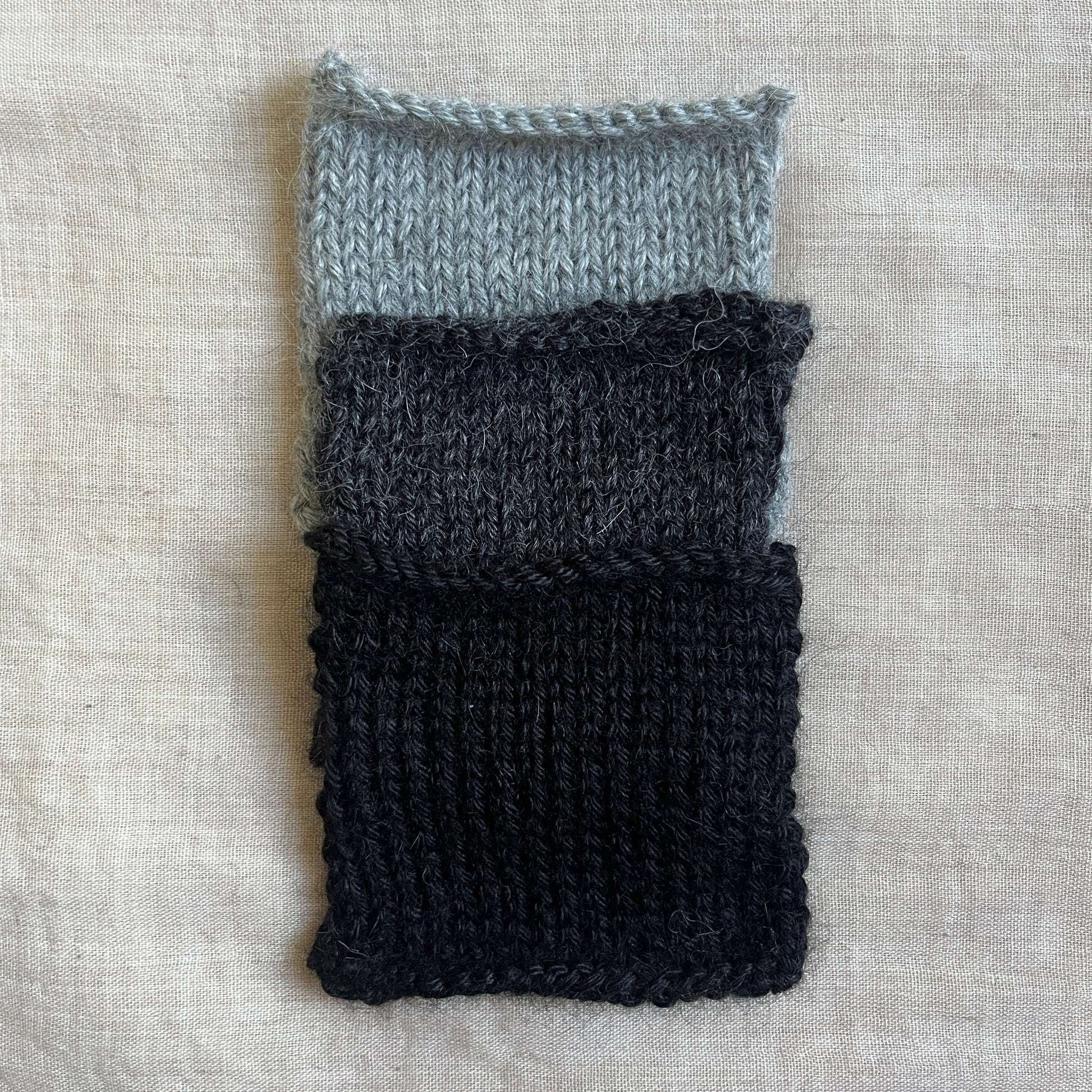100% Baby Alpaca in Obsidian Sport Weight