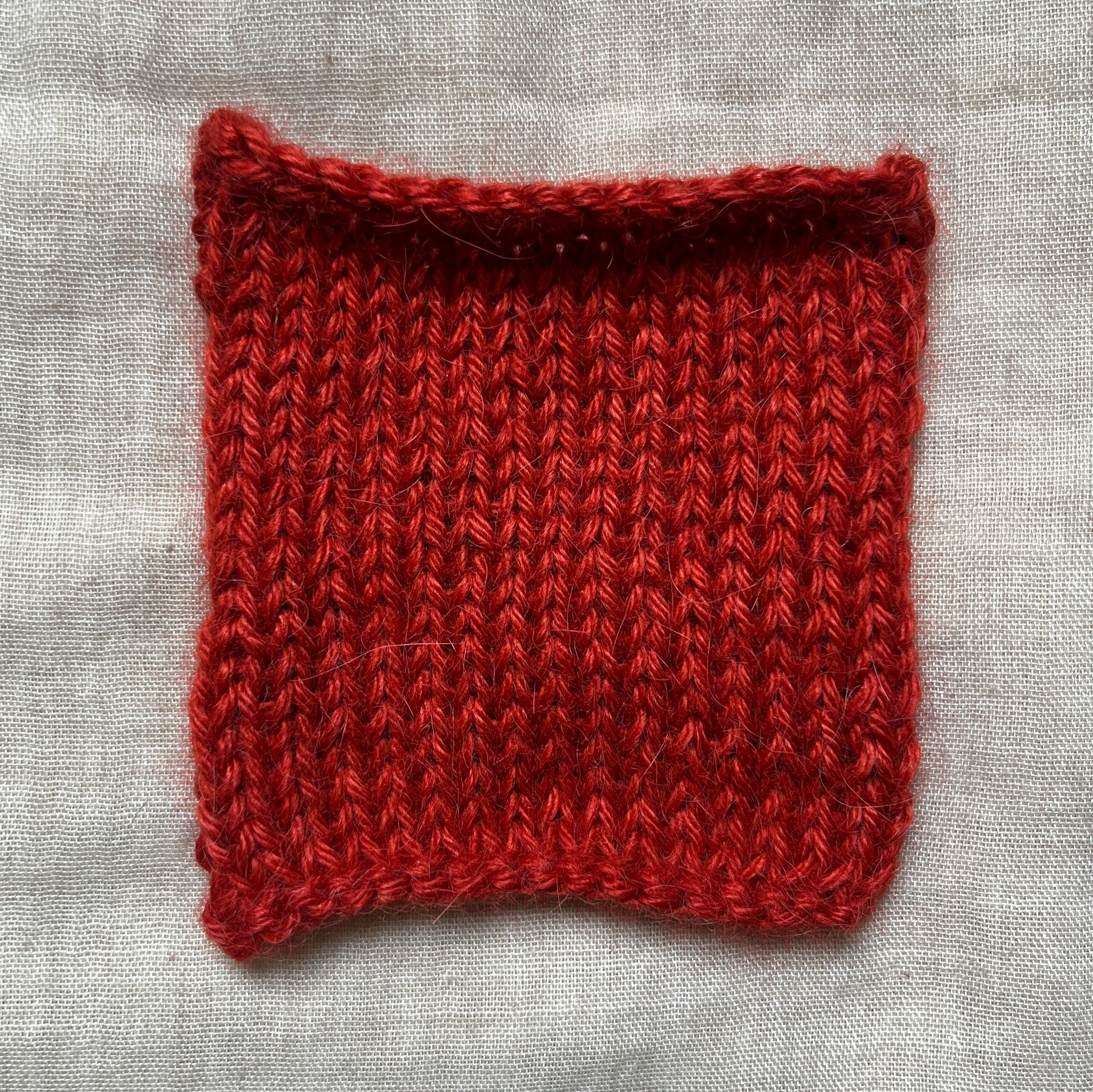 100% Baby Alpaca Yarn in Rust - Sport Weight