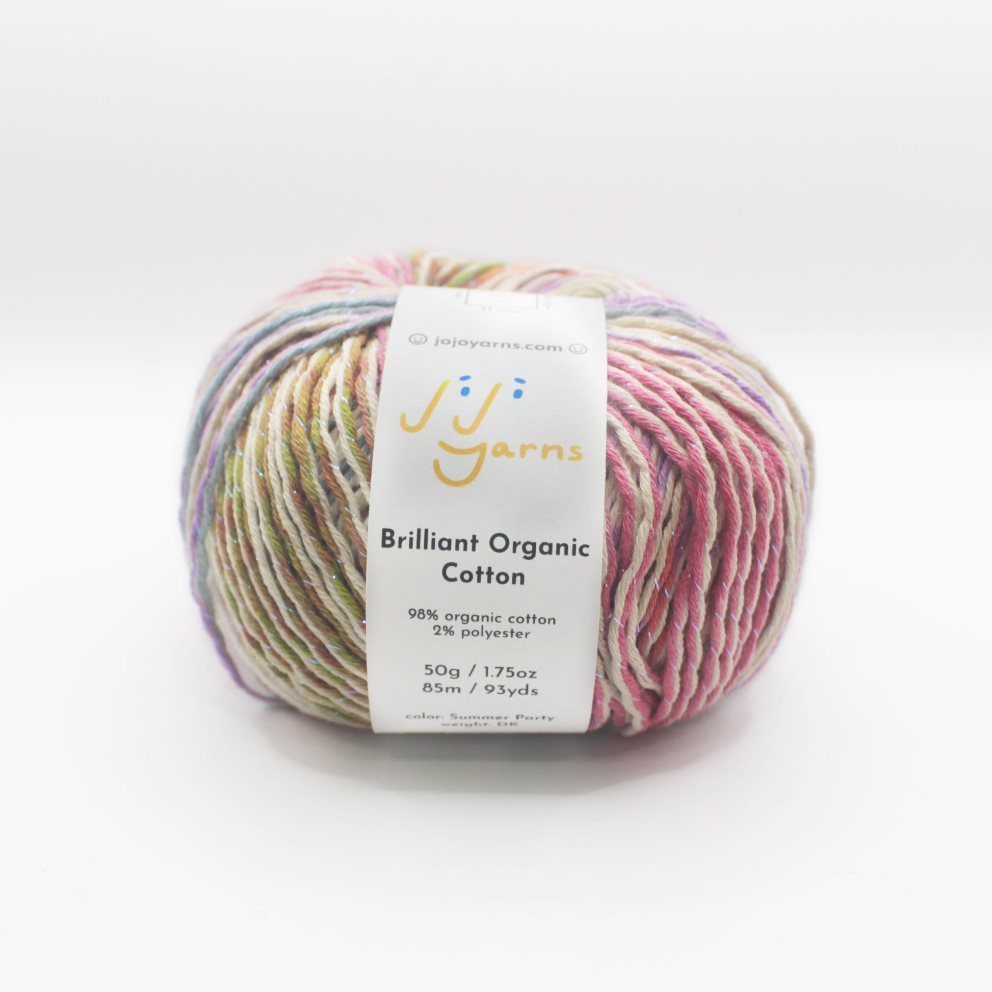 Brilliant Cotton Yarn in Summer Party DK Weight