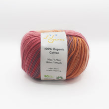 Load image into Gallery viewer, 100% Organic Cotton Yarn in Dawn Fingering Weight
