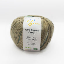 Load image into Gallery viewer, 100% Organic Cotton Yarn in Foliage Fingering Weight
