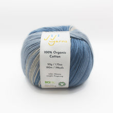 将图片加载到图库查看器，100% Organic Cotton Yarn in Moana Fingering Weight
