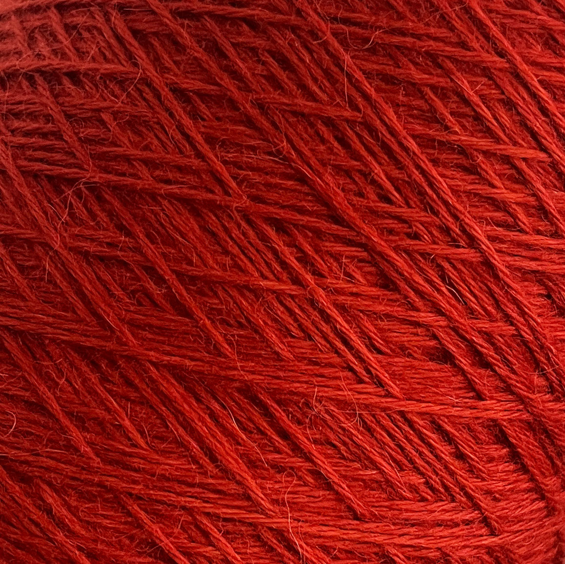 100% Baby Alpaca Yarn in Rust - Sport Weight