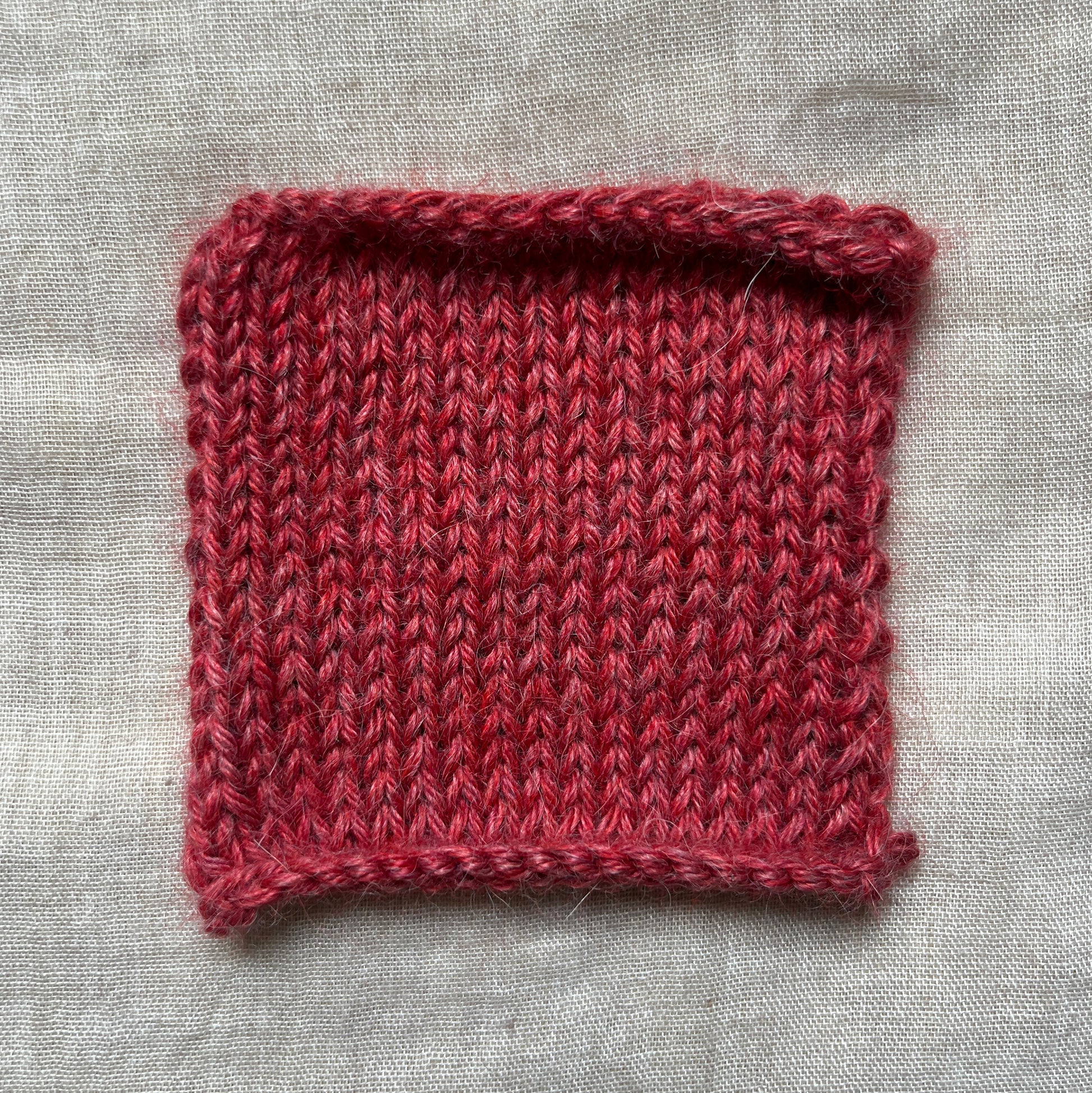100% Baby Alpaca Yarn in Strawberry - Sport Weight