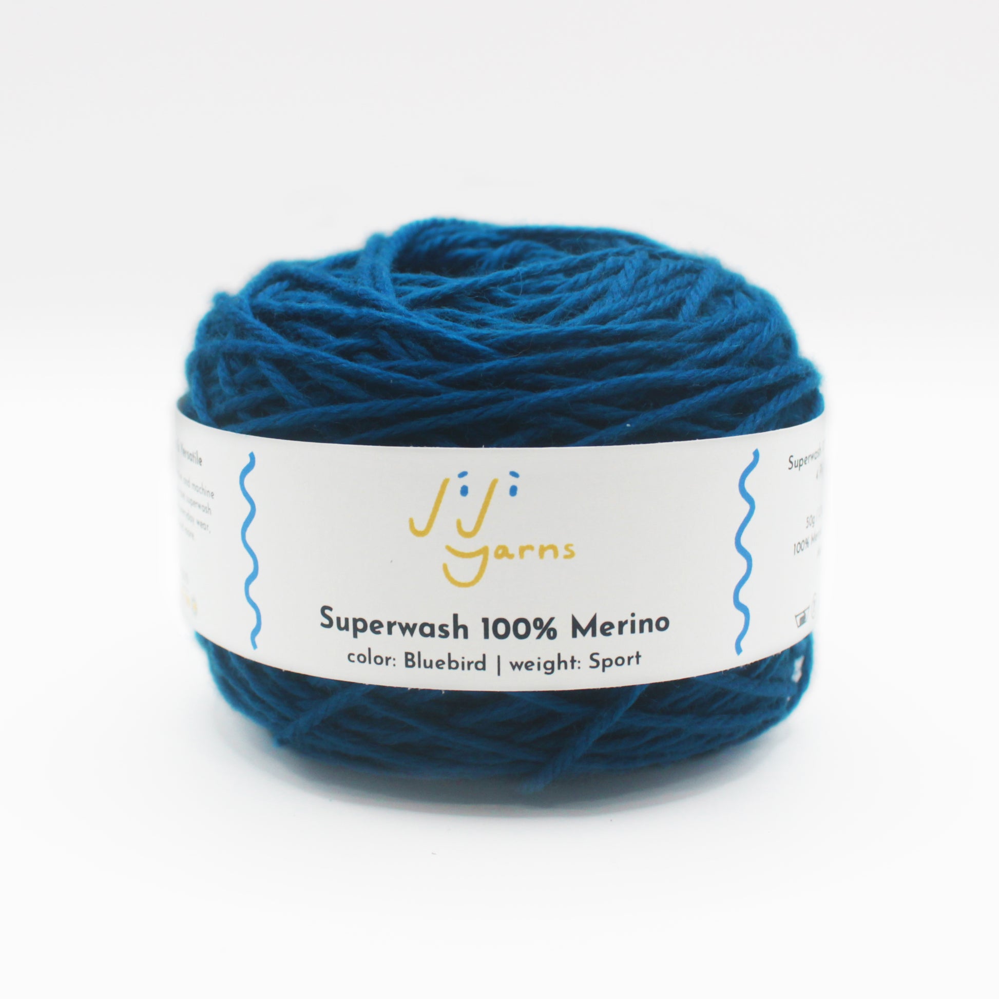 Superwash 100% Merino in Bluebird - Sport Weight (Blue)