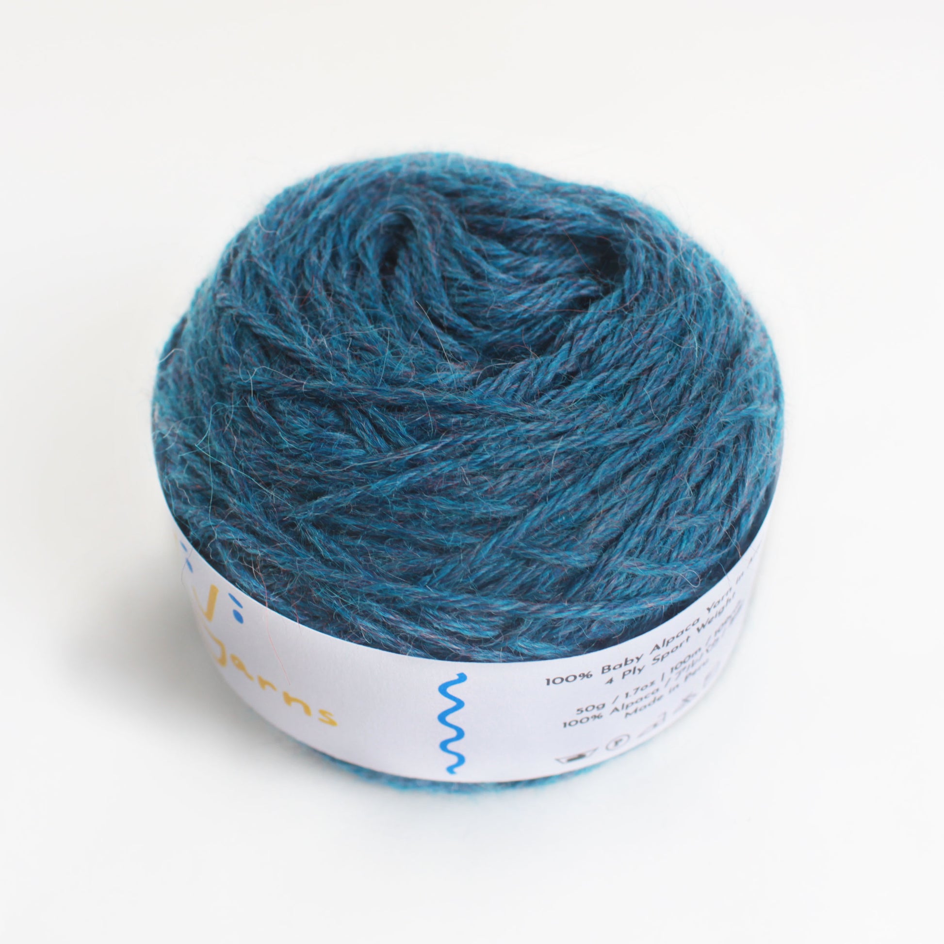 100% Baby Alpaca Yarn in Ariel - Sport Weight