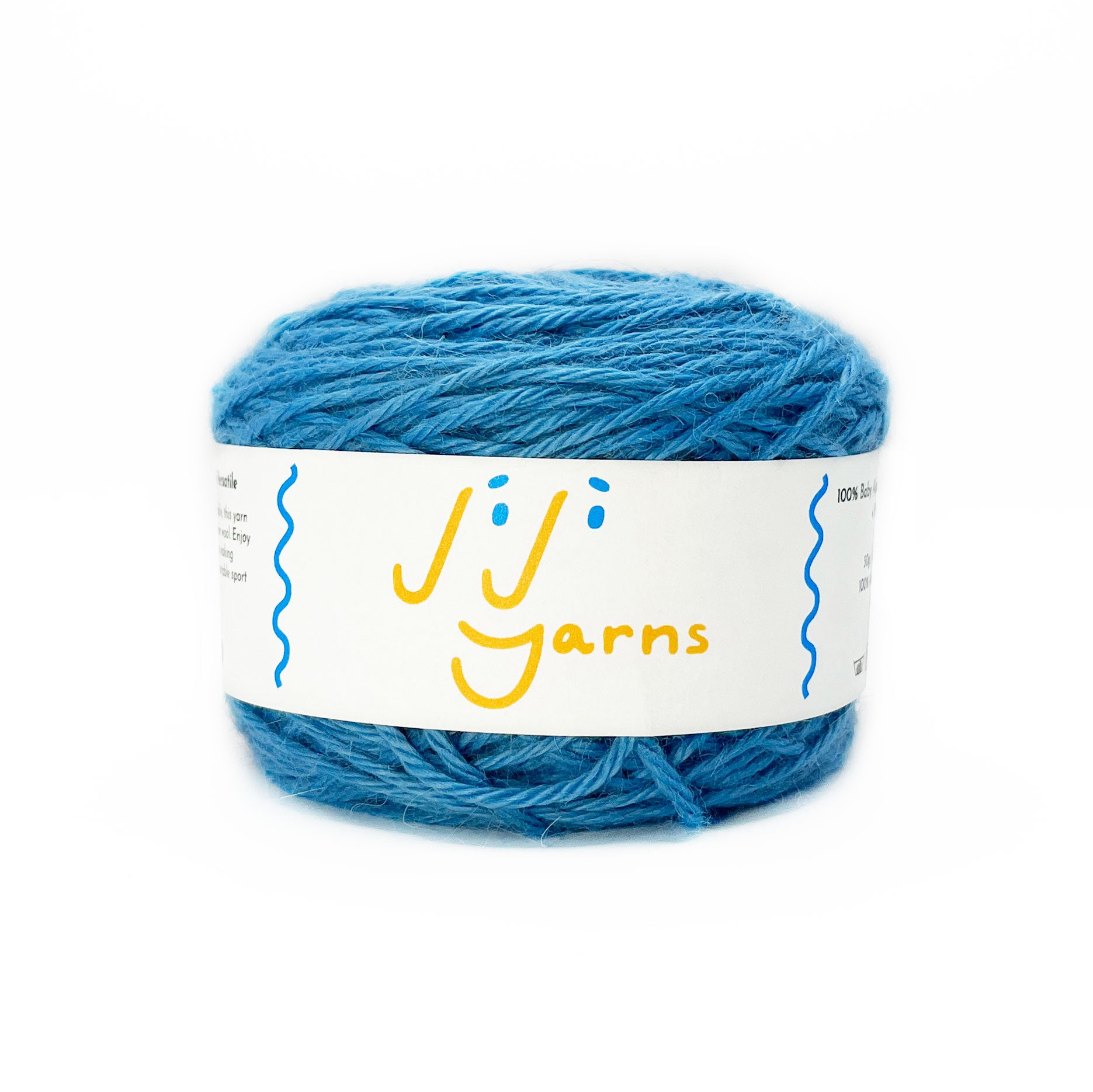 100% Baby Alpaca Yarn in Tropical Breeze - Sport Weight