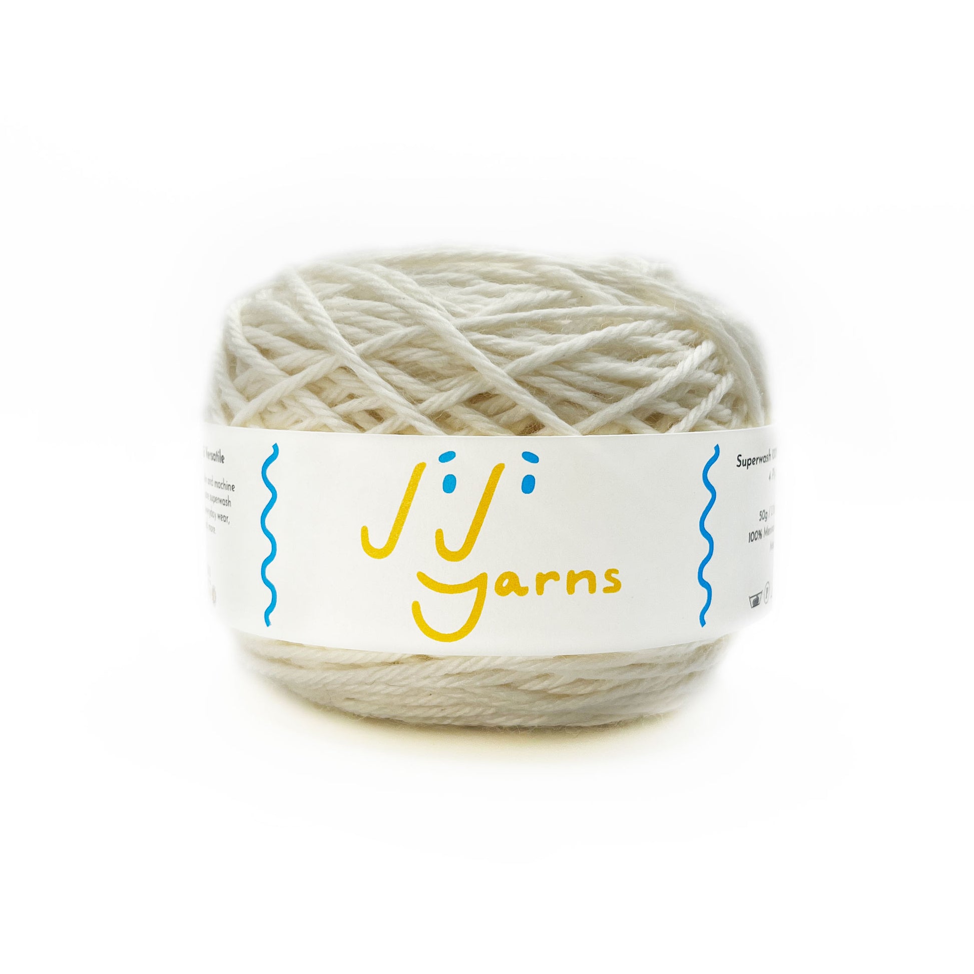 Superwash 100% Merino in White Dove - Sport Weight